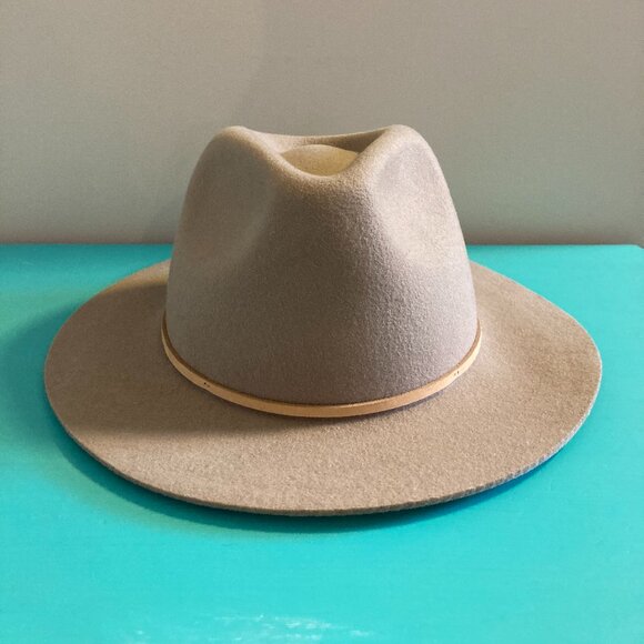 Brixton Wesley Fedora Hat 100% Wool Felt Unisex (Size Medium) - Picture 1 of 10